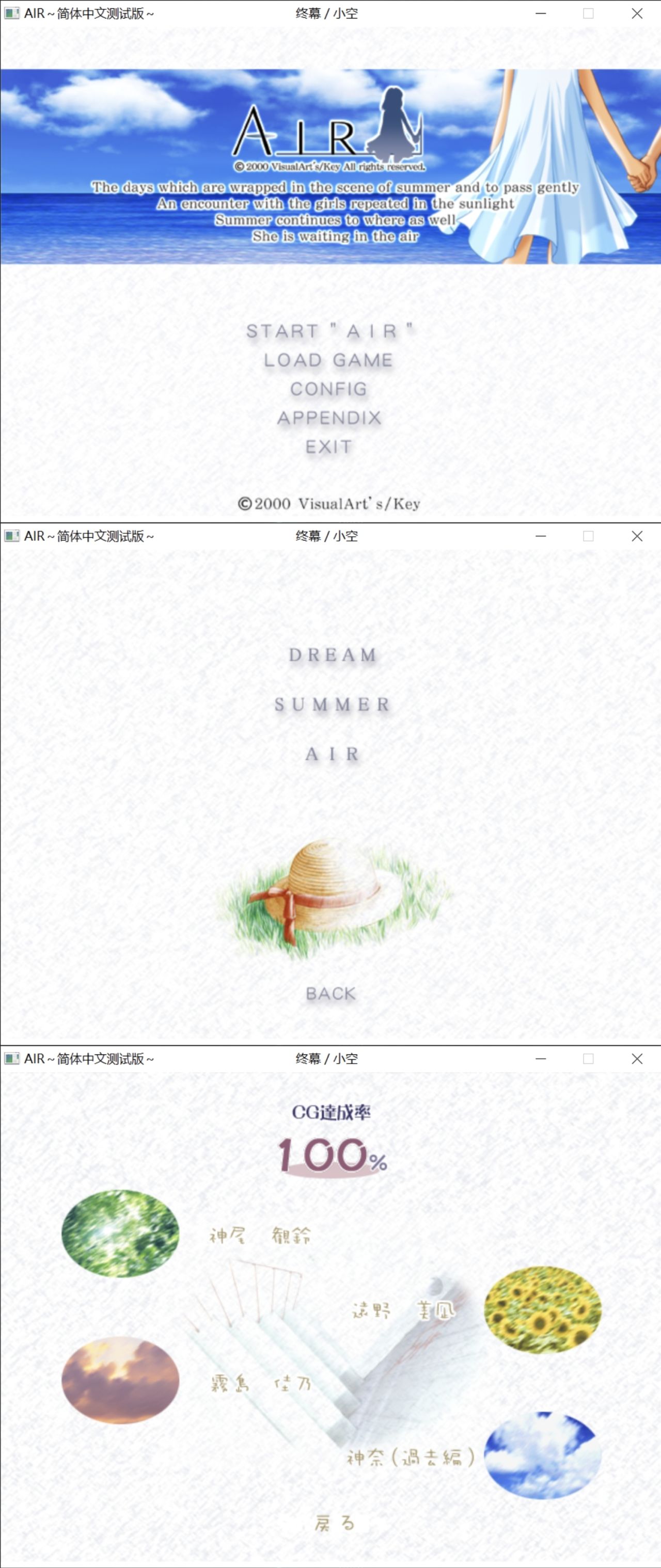 《AIR》游戏流程选项-第1张