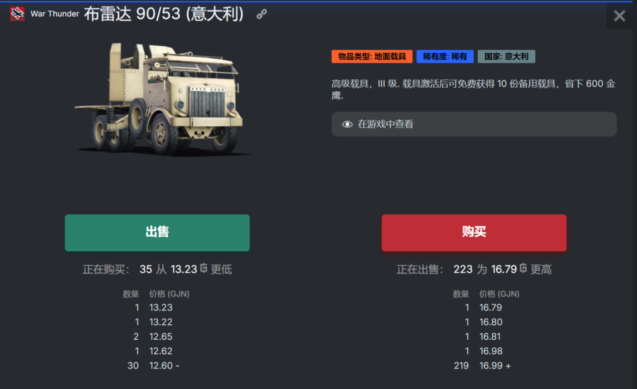 戰爭雷霆蝸爾街慈善報2通行證載具的一般規律-第1張