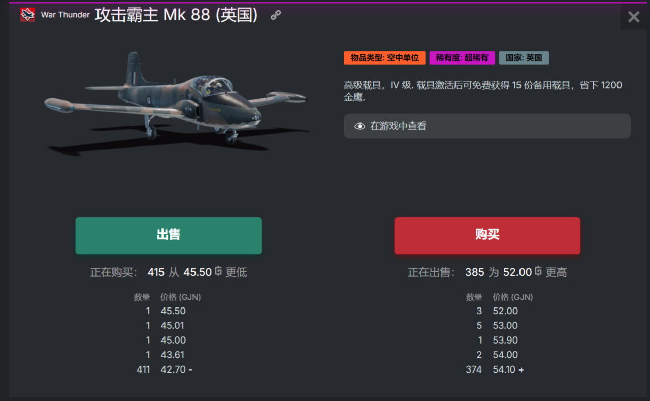 戰爭雷霆蝸爾街慈善報2通行證載具的一般規律-第0張