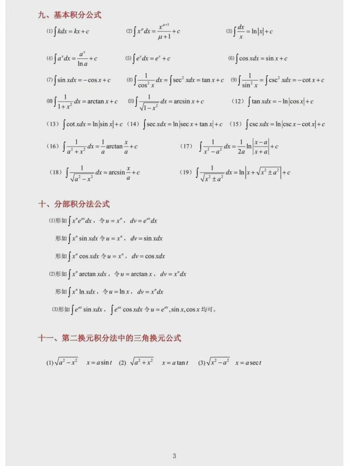 高數公式整理-第2張