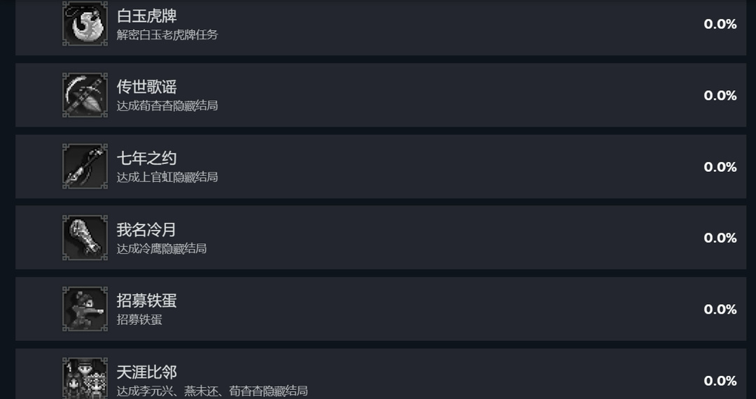 逸剑风云决究极更新！成就列表一览！