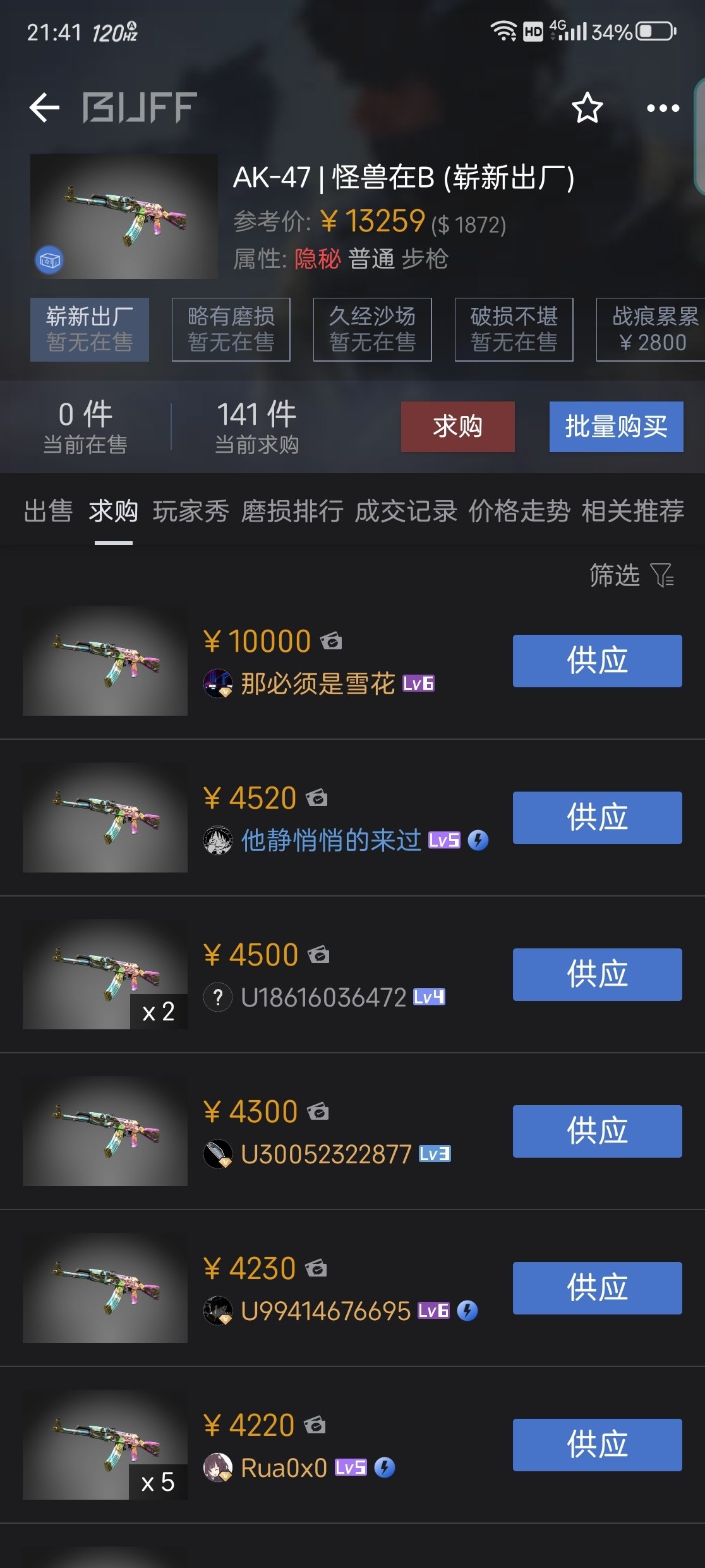 小行动回本售卖策略，全类型饰品走势讨论