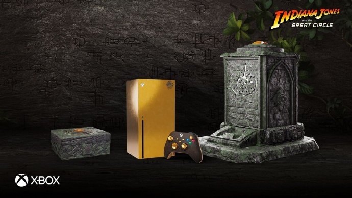 微软推出《夺宝奇兵》主题Xbox主机，豪气十足