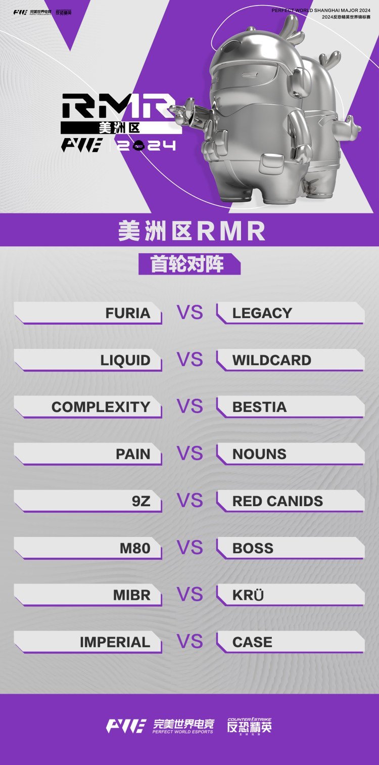 上海Major三赛区首轮对阵正式出炉！