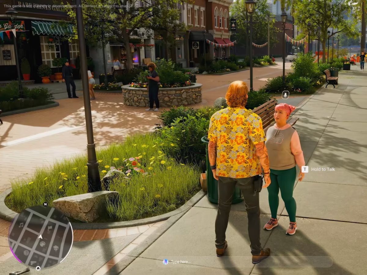 Steam免费开放世界模拟游戏，NPC对话导入AI