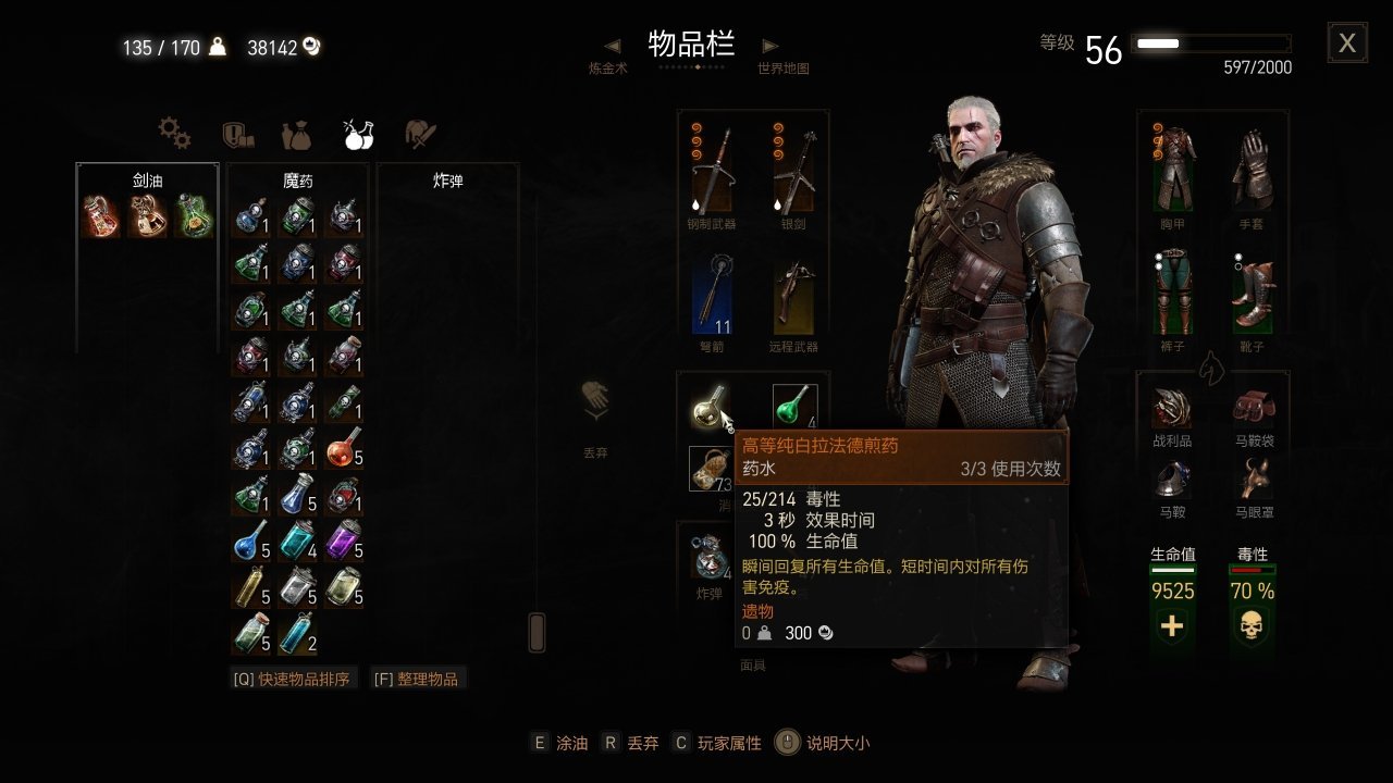 全盒最详细巫师三新手攻略