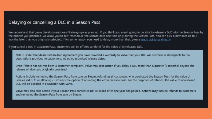 Steam要求：遊戲季票必須明確DLC發售詳情-第1張