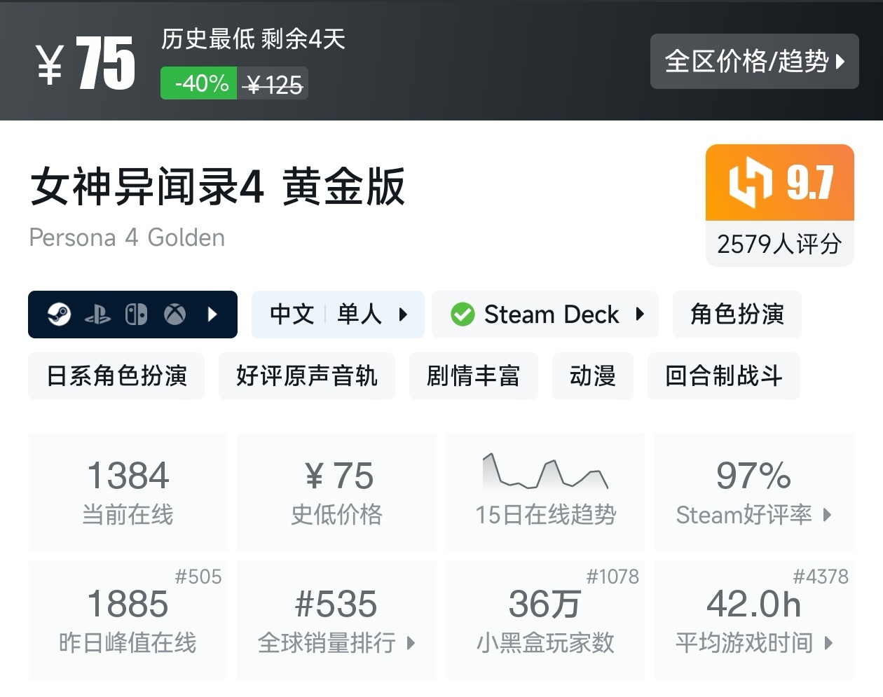 秋促37款剧情向线性游戏折扣汇总，听游戏讲故事