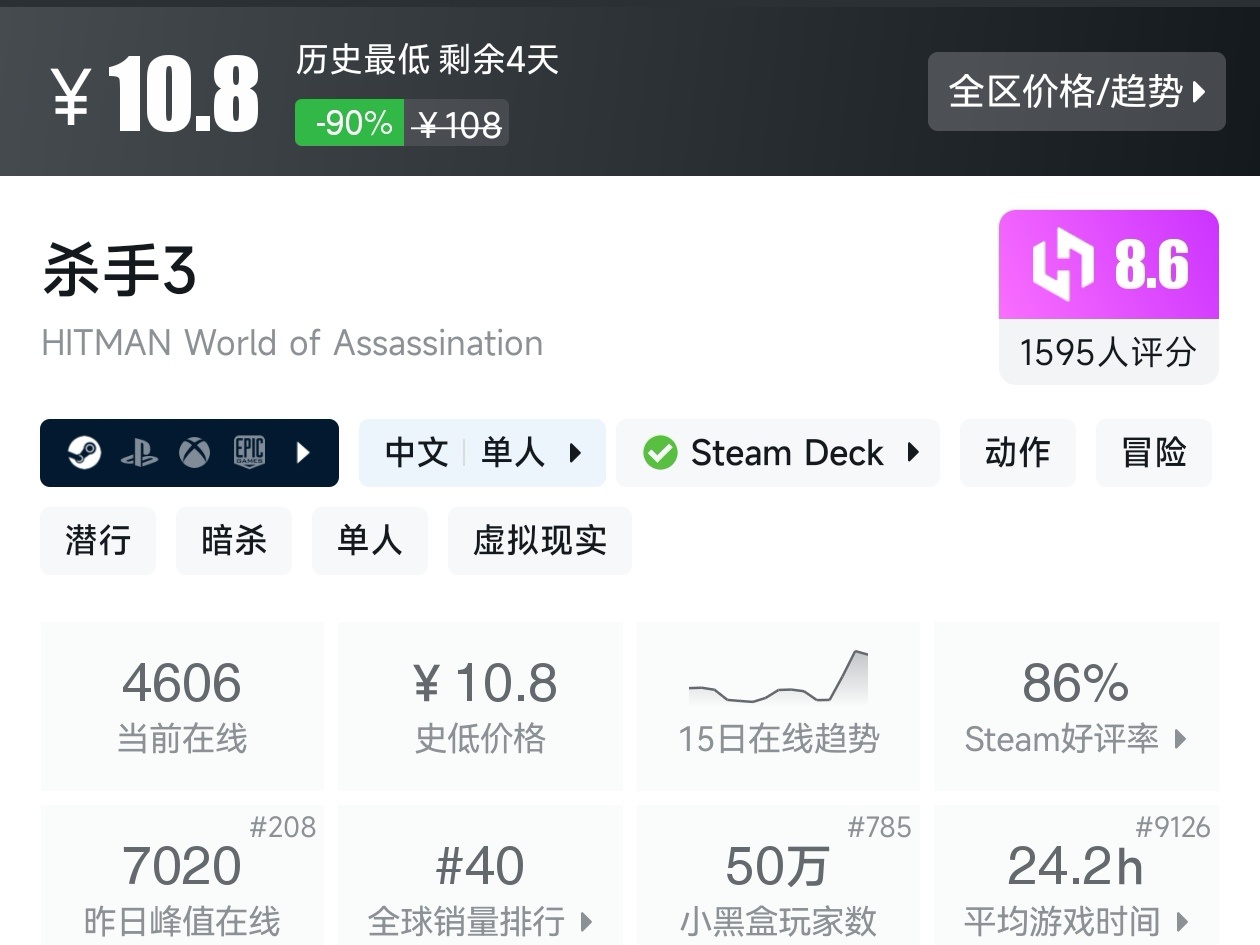 秋促37款剧情向线性游戏折扣汇总，听游戏讲故事