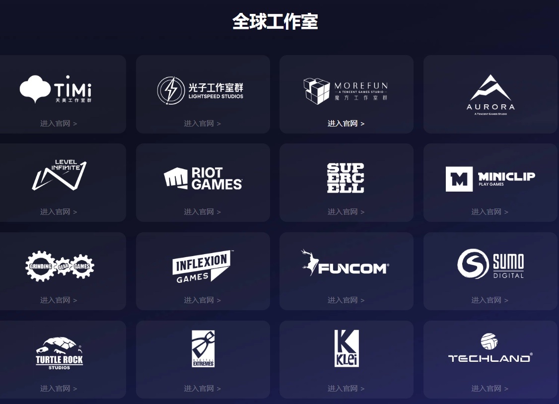 【球盟会】盘点腾讯所有全资游戏工作室（下）