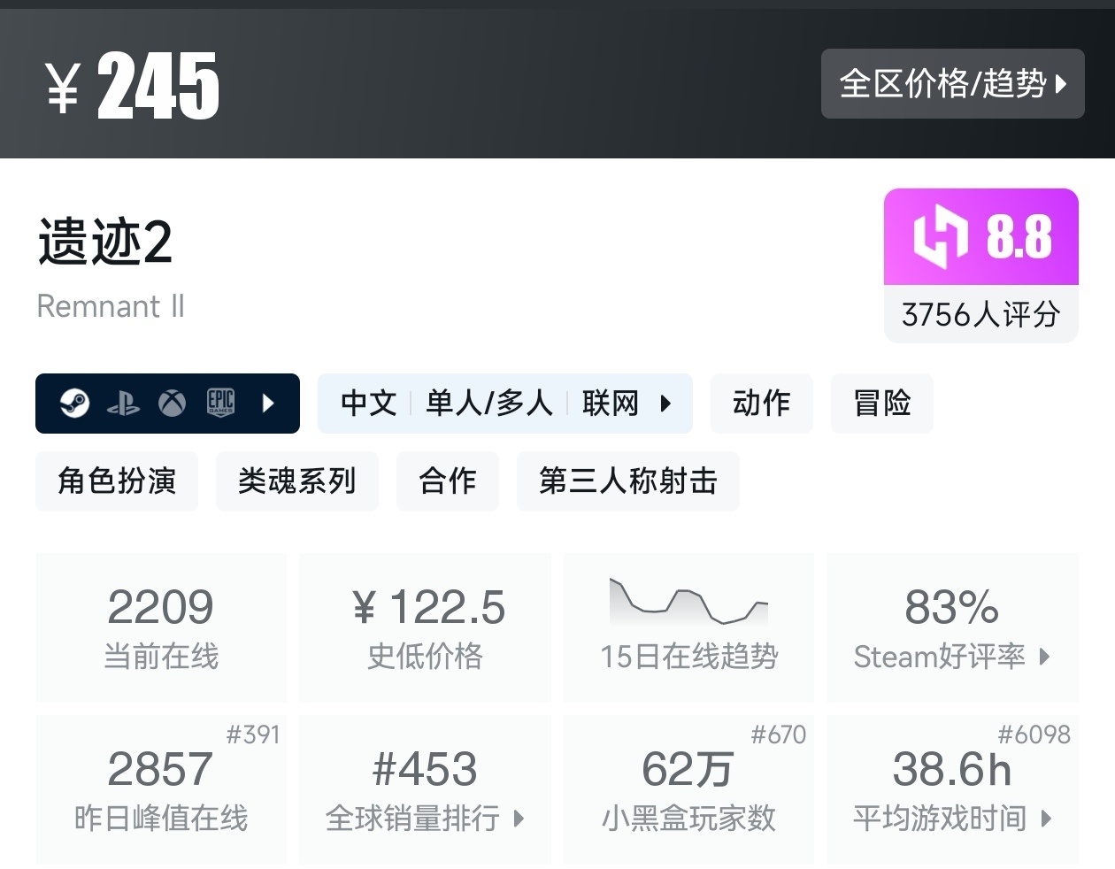 盘点Steam上37款类魂游戏（类魂合集）-第14张