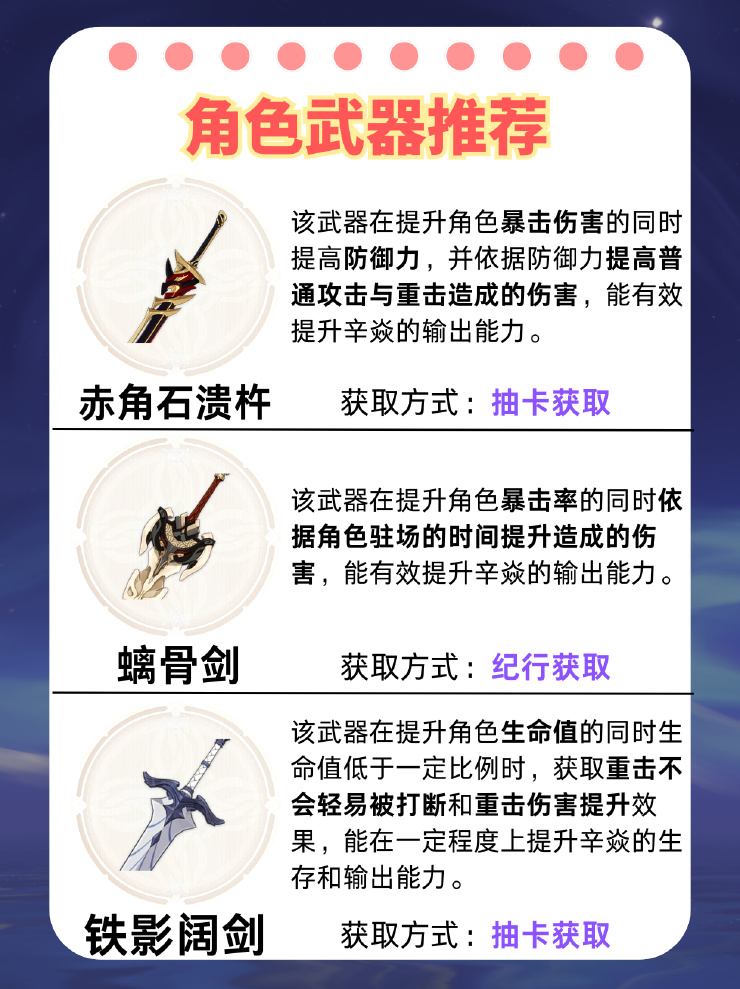 【V5.3攻略】「燥热旋律」——辛焱角色培养攻略-第5张