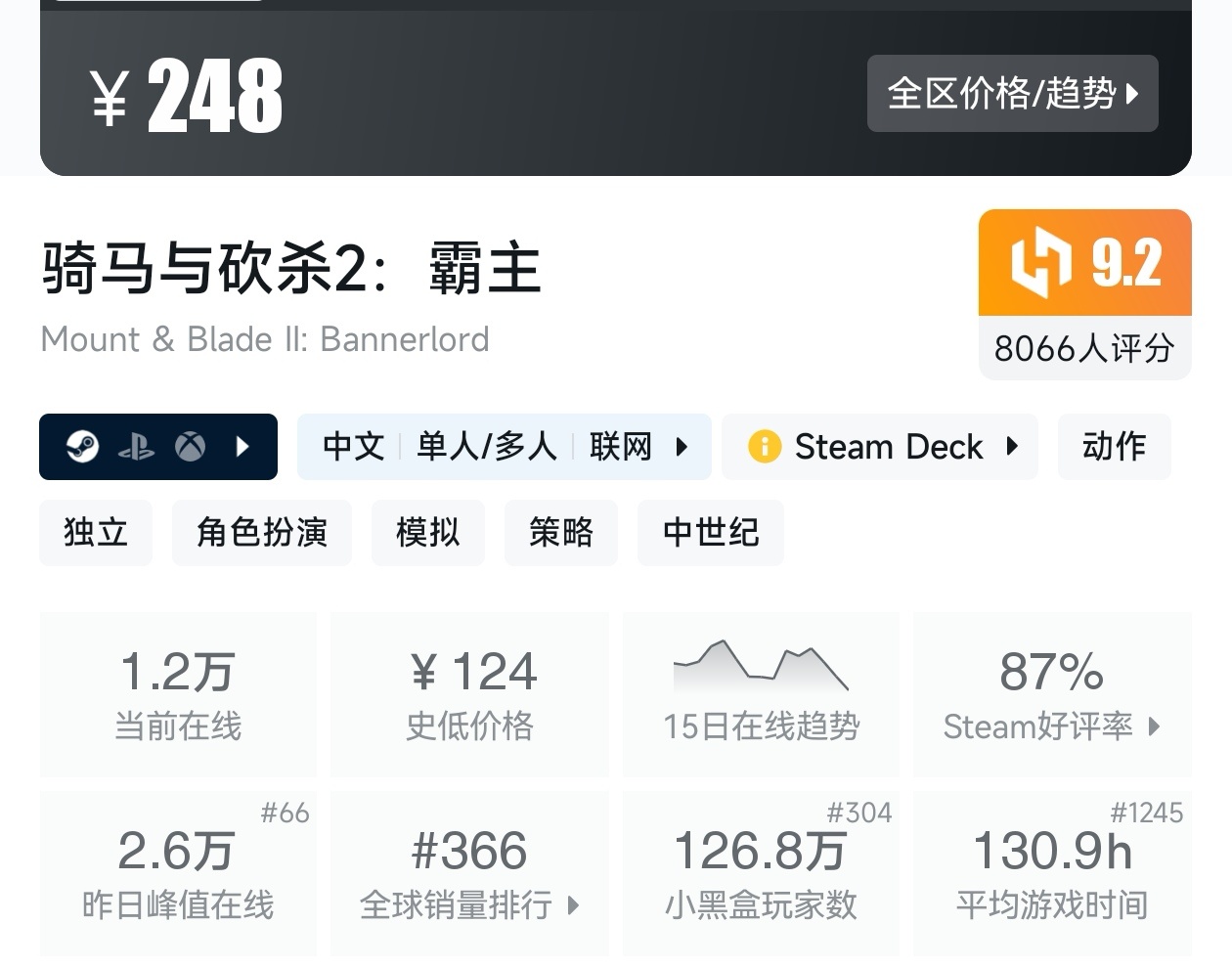 盘点Steam上33款中世纪游戏（中世纪合集）-第8张