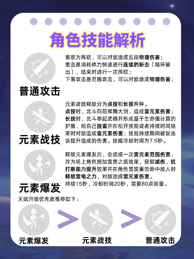 【V5.3攻略】「无冕的龙王」——北斗角色培养攻略-第6张