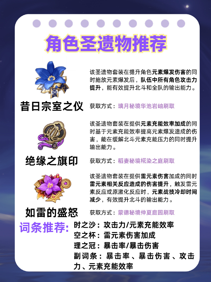 【V5.3攻略】「无冕的龙王」——北斗角色培养攻略-第4张