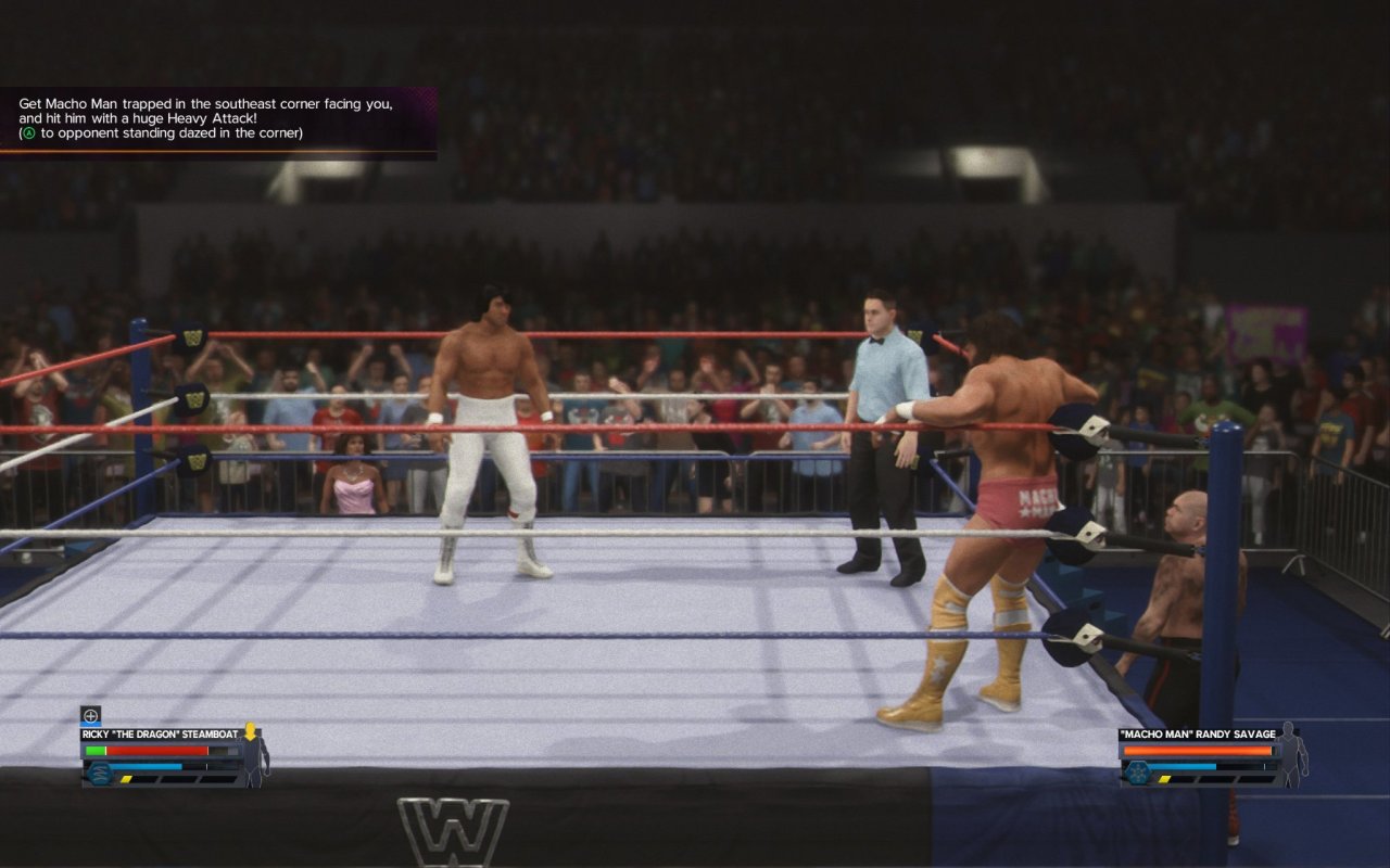 【WWE2k24展示柜】第一章飞龙瑞奇vs兰迪萨维奇-第3张