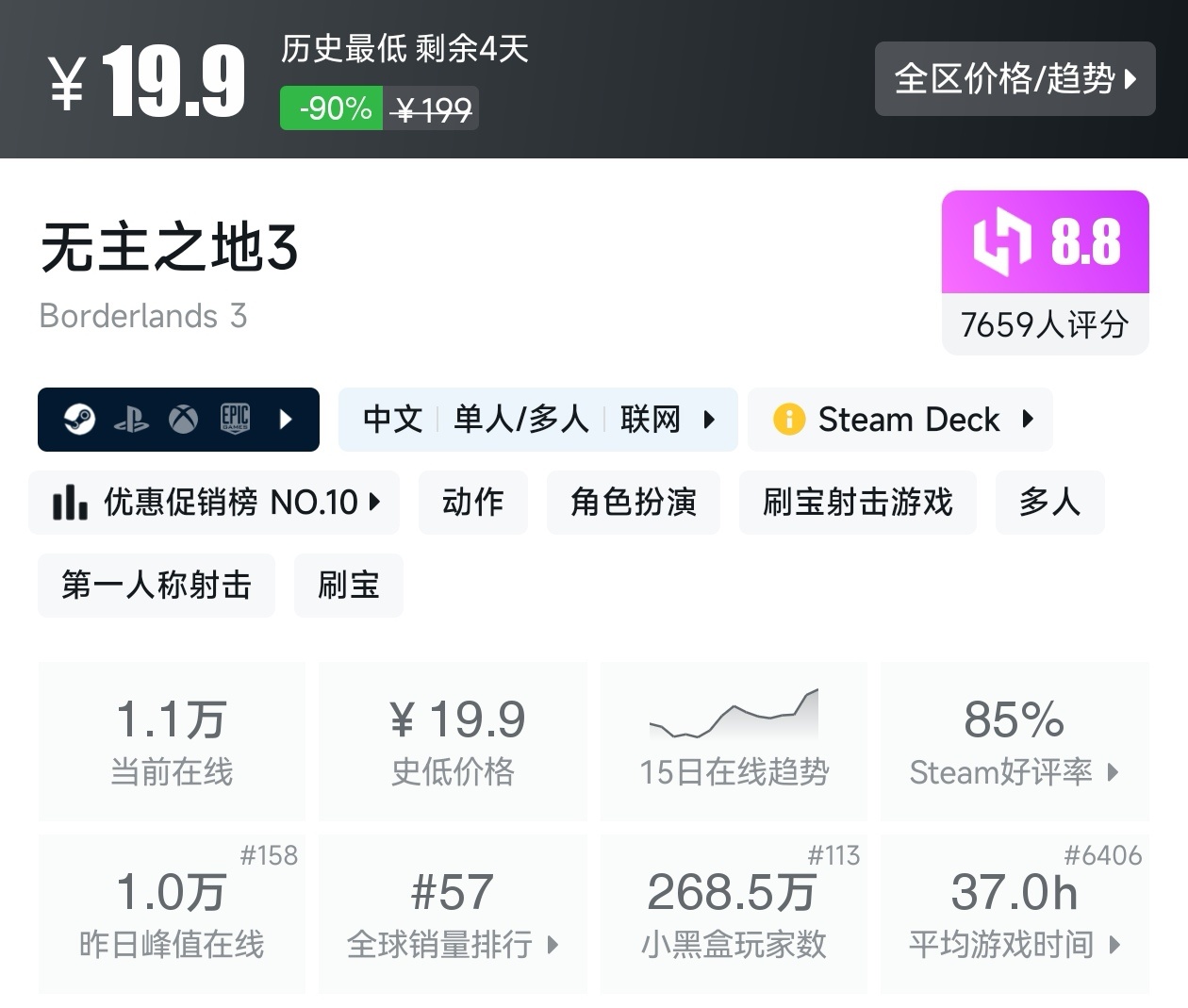 【球盟会】游戏节最后一天!Steam2月17日117款史低游戏汇总