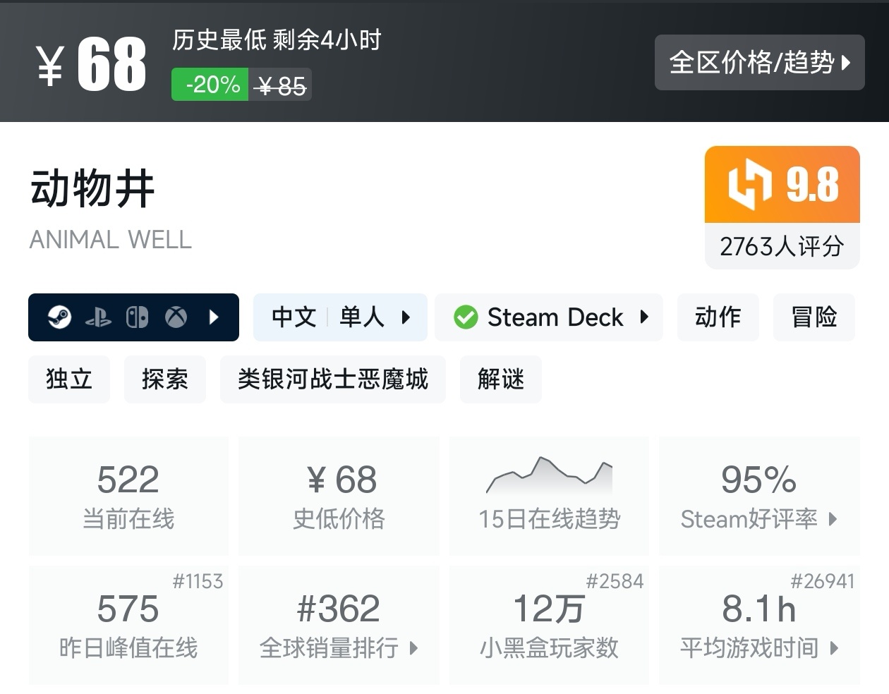 【球盟会】游戏节最后一天!Steam2月17日117款史低游戏汇总