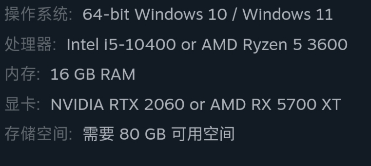 《失落之魂》steam预购已开启，推荐RTX2060-第4张