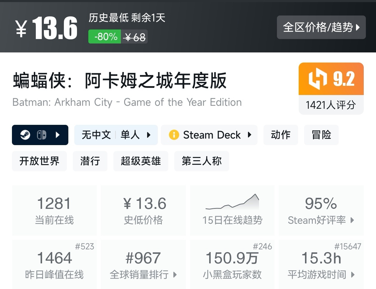 【球盟会】Steam周间特惠2月26日87款折扣游戏汇总