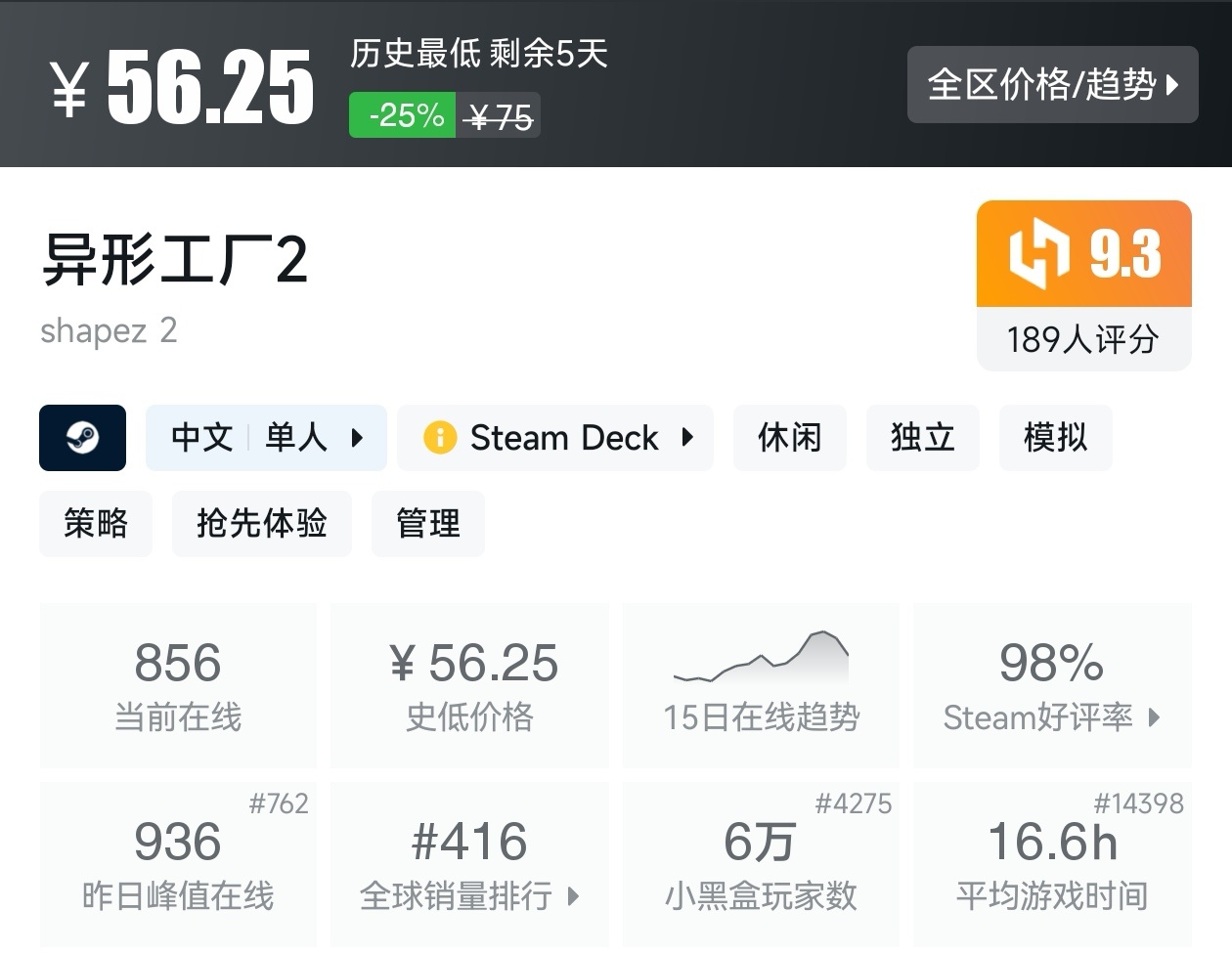 【球盟会】Steam周间特惠2月26日87款折扣游戏汇总