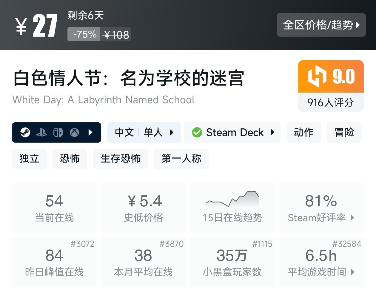 【球盟会】Steam周间特惠2月26日87款折扣游戏汇总