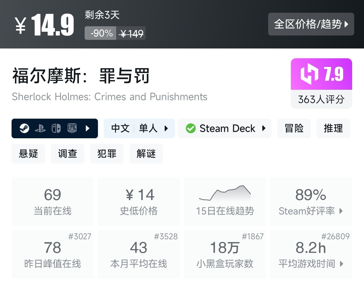 【球盟会】Steam周间特惠2月26日87款折扣游戏汇总