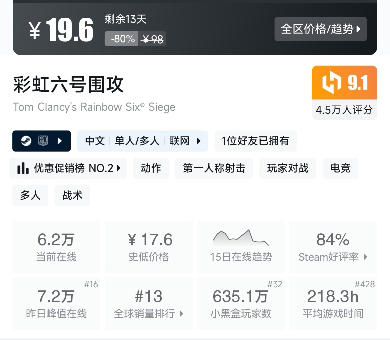 Steam周末特惠3月1日157款折扣游戏汇总