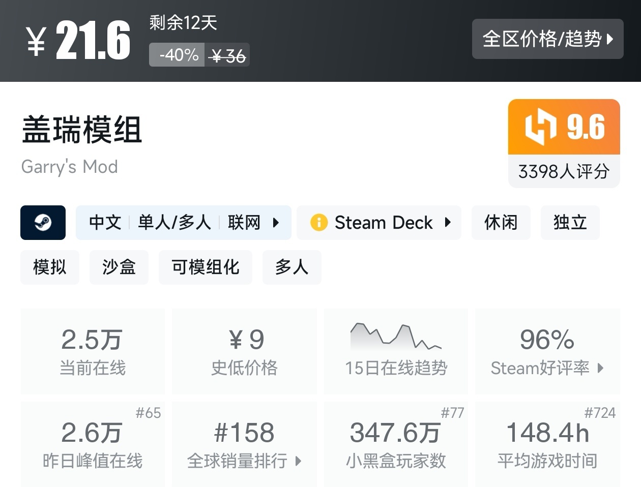 Steam周末特惠3月1日157款折扣游戏汇总