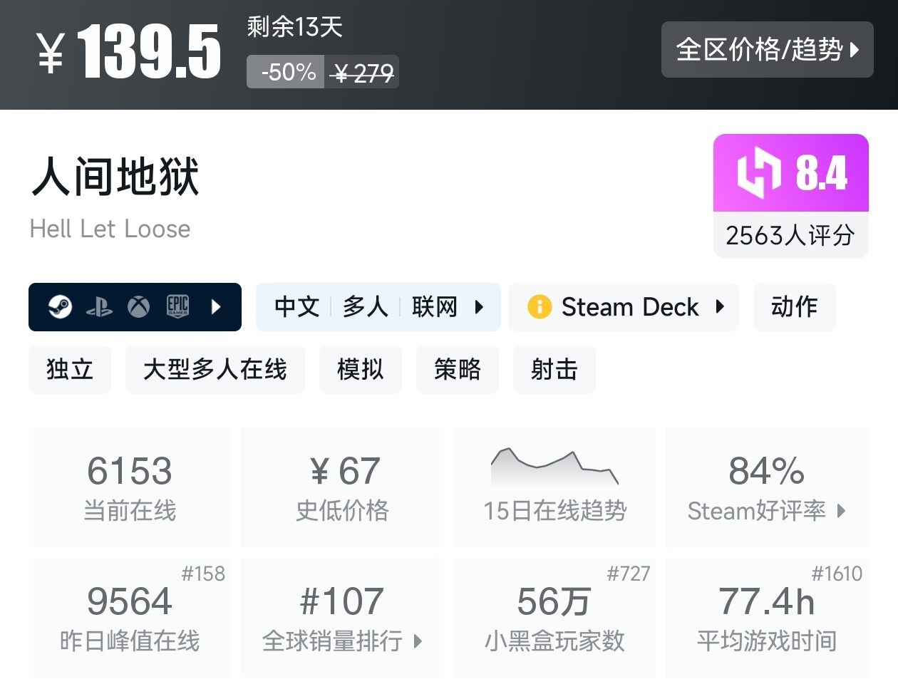 Steam周末特惠3月1日157款折扣游戏汇总