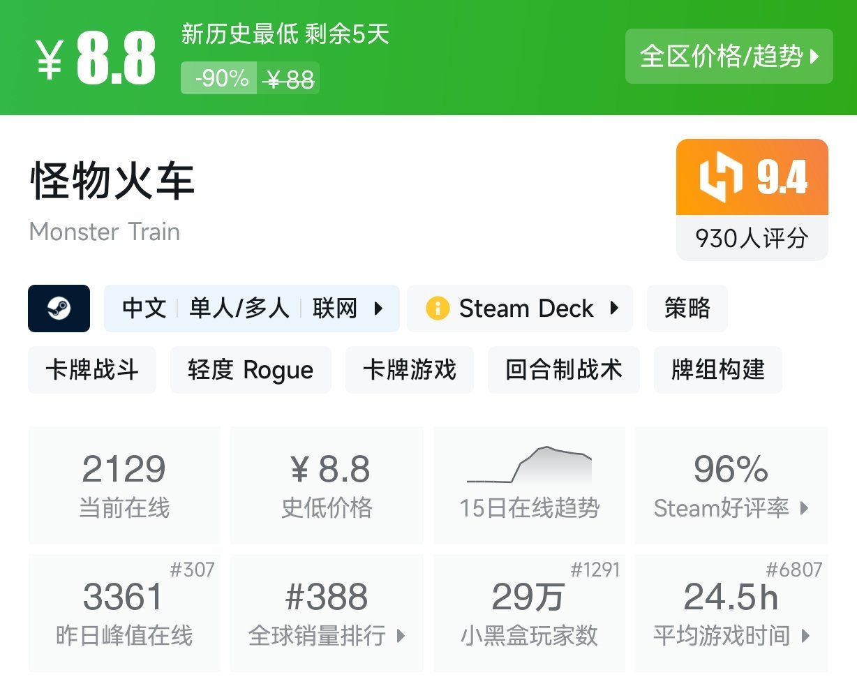 3月1日 近期折扣游戏盘点