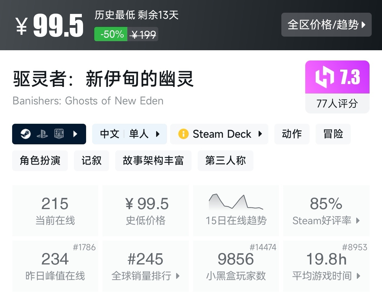 Steam周末特惠3月1日157款折扣游戏汇总