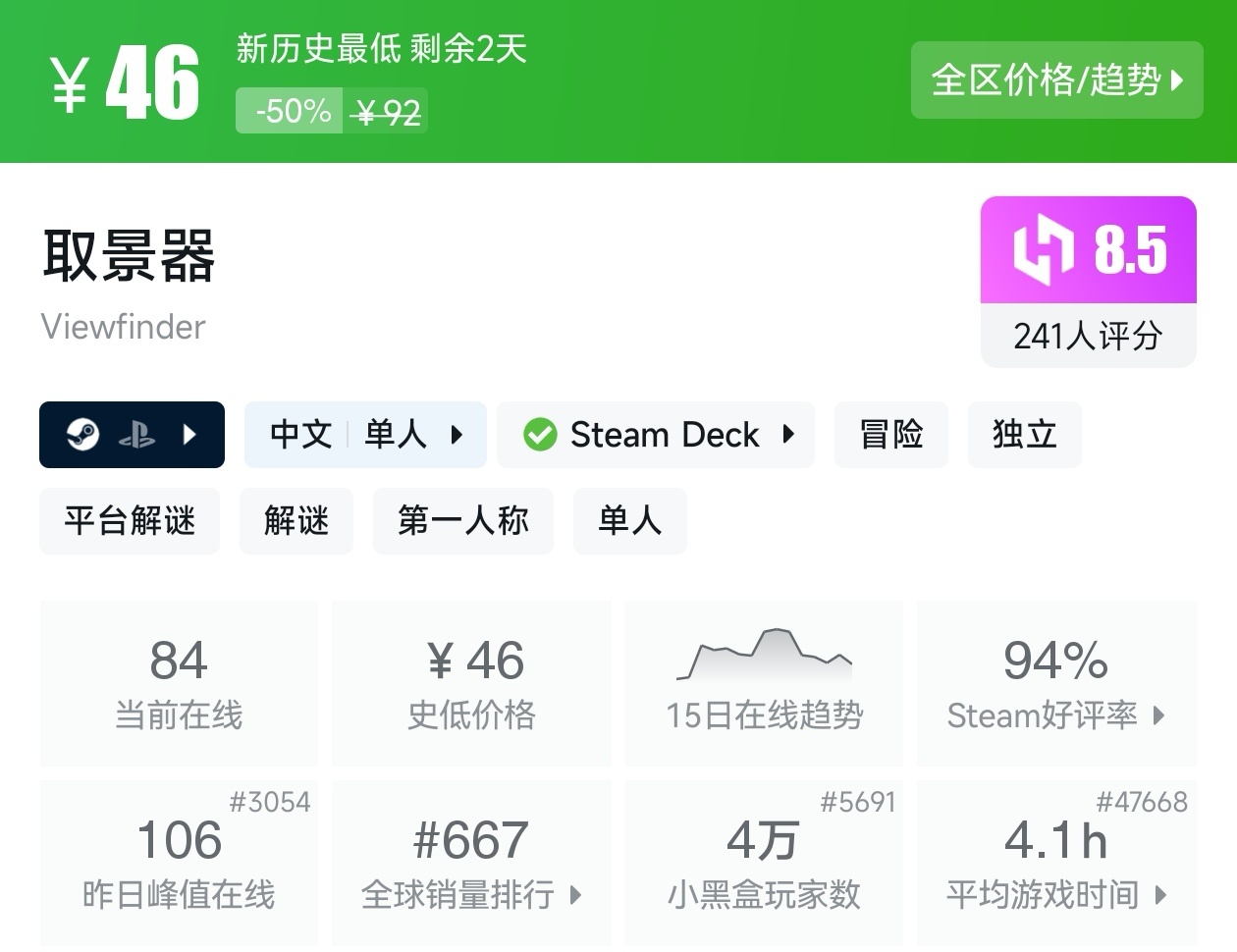 Steam周末特惠3月1日157款折扣游戏汇总
