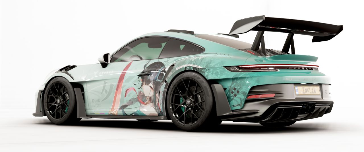 分享一下自己做的911 Gt3 Rs 夕 痛车涂装-第2张