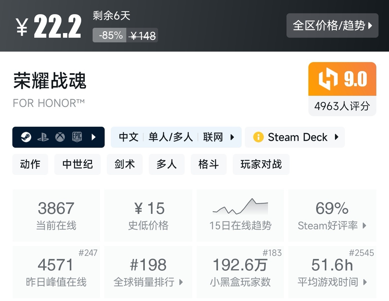 Steam周末特惠3月8日167款折扣游戏汇总