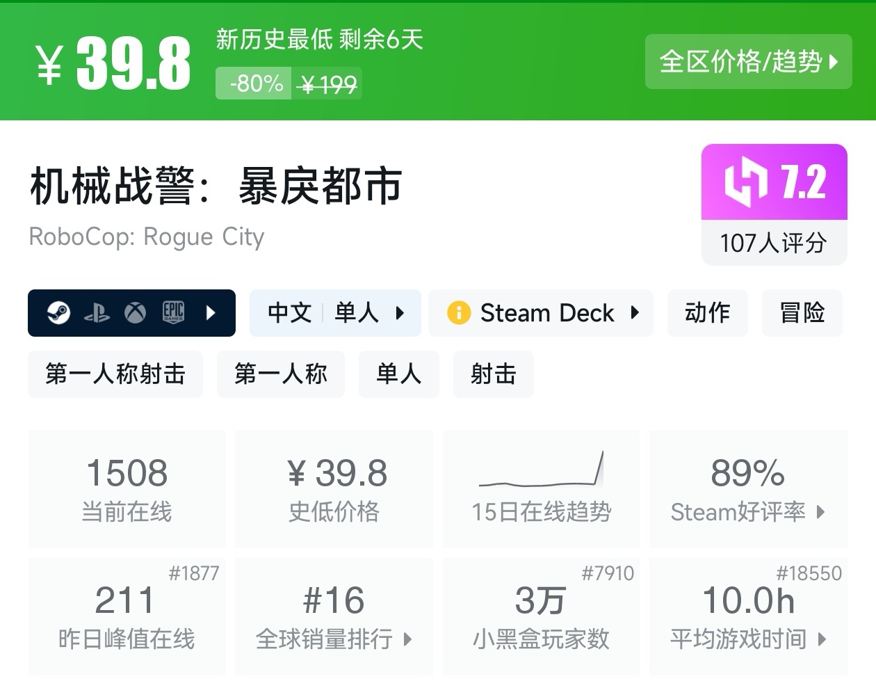 Steam周末特惠3月8日167款折扣游戏汇总