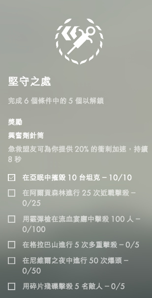 战地1 技能解锁技巧之兴奋剂针筒 碎片残渣击杀-第0张