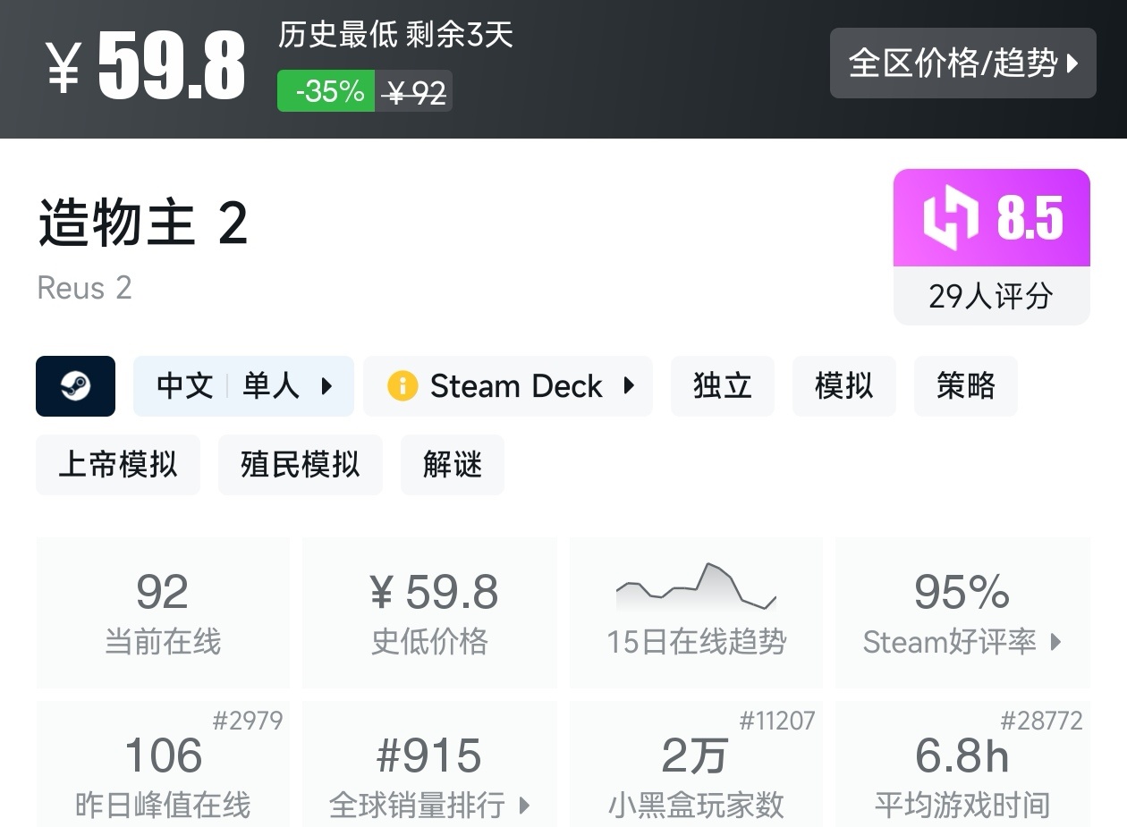Steam周末特惠4月5日117款折扣游戏汇总