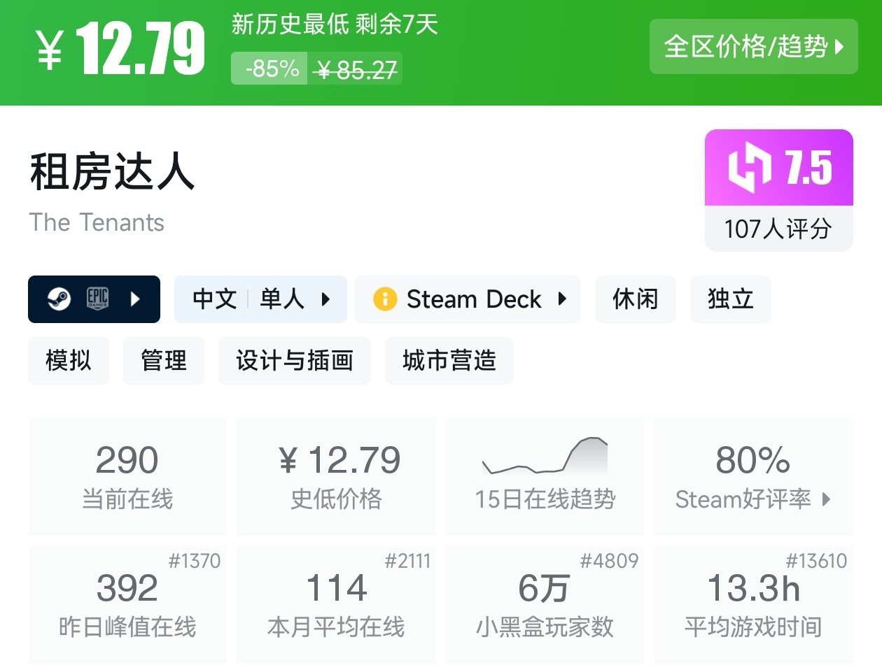 Steam近期47款20元以下折扣游戏汇总，多款最后一天！