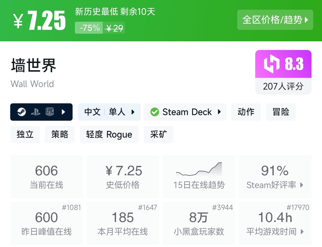 等等党的大胜利！Steam近期39款新史低游戏汇总