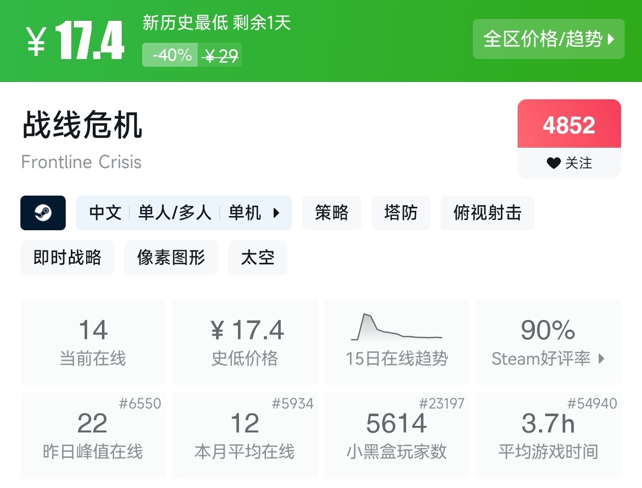 等等党的大胜利！Steam近期39款新史低游戏汇总