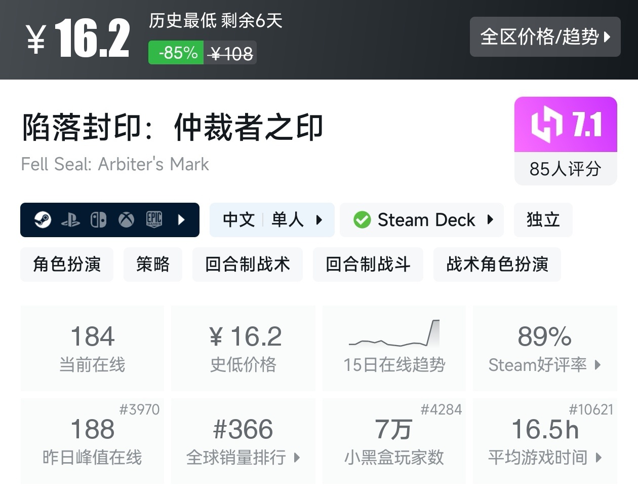 陪你玩转51！Steam近期47款20元以下折扣游戏汇总