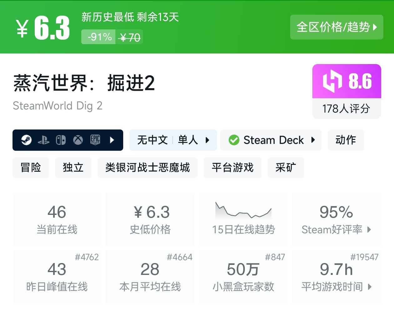 等等党的大胜利!Steam近期27款新史低游戏汇总-第13张