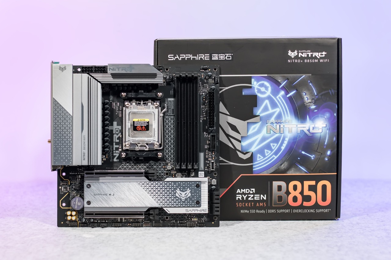 蓝宝石NITRO氮动B850M WIFI主板评测：完全释放9950X3D处理器性能