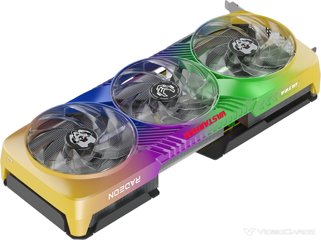 油漆打翻 瀚鎧推出彩虹9070XT 油漆用完 華碩推出新白色RTX顯卡-第1張