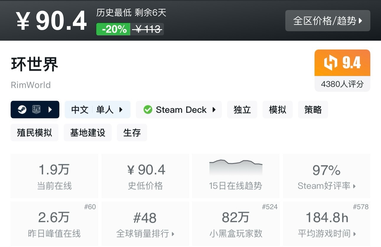 【5.15】Steam35款近期史低、新史低推荐，最低至1折既可入手！