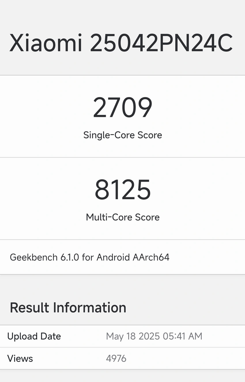 小米玄戒O1性能曝光：接近联发科9400和骁龙8E？