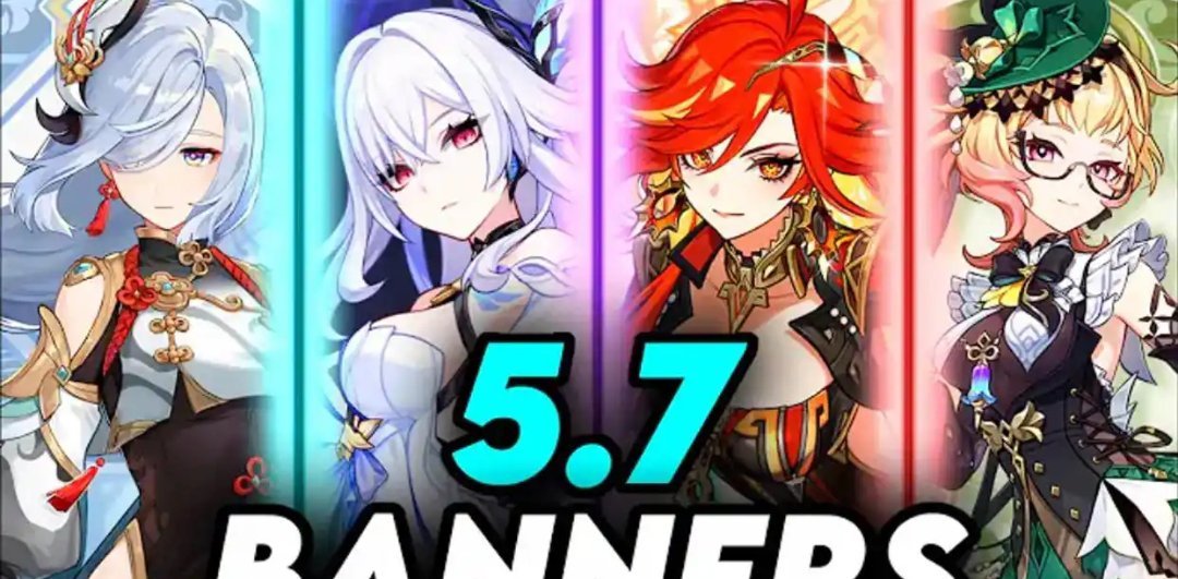 原神5.7前瞻!丝柯克联动!5.8卡池变化!3款新皮肤确定!-第0张