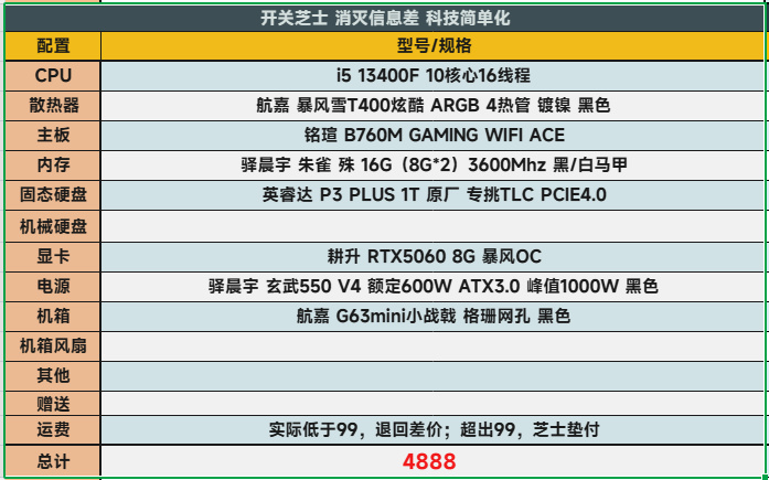 【整机实测】4598元新主力！5060游戏整机-第52张