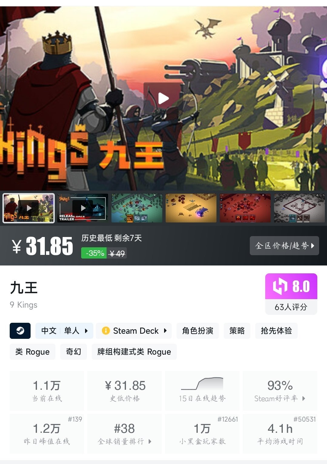 全部史低！36款史低大作/佳作大盘点！最低仅需4.2元！—〖5.31〗